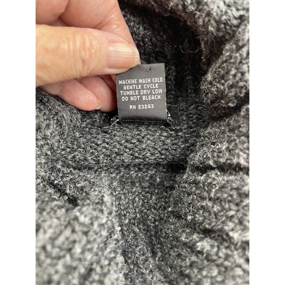 3 for $25-New York & Company Women’s Gray Turtleneck Sweater Size Large - Picture 4 of 7